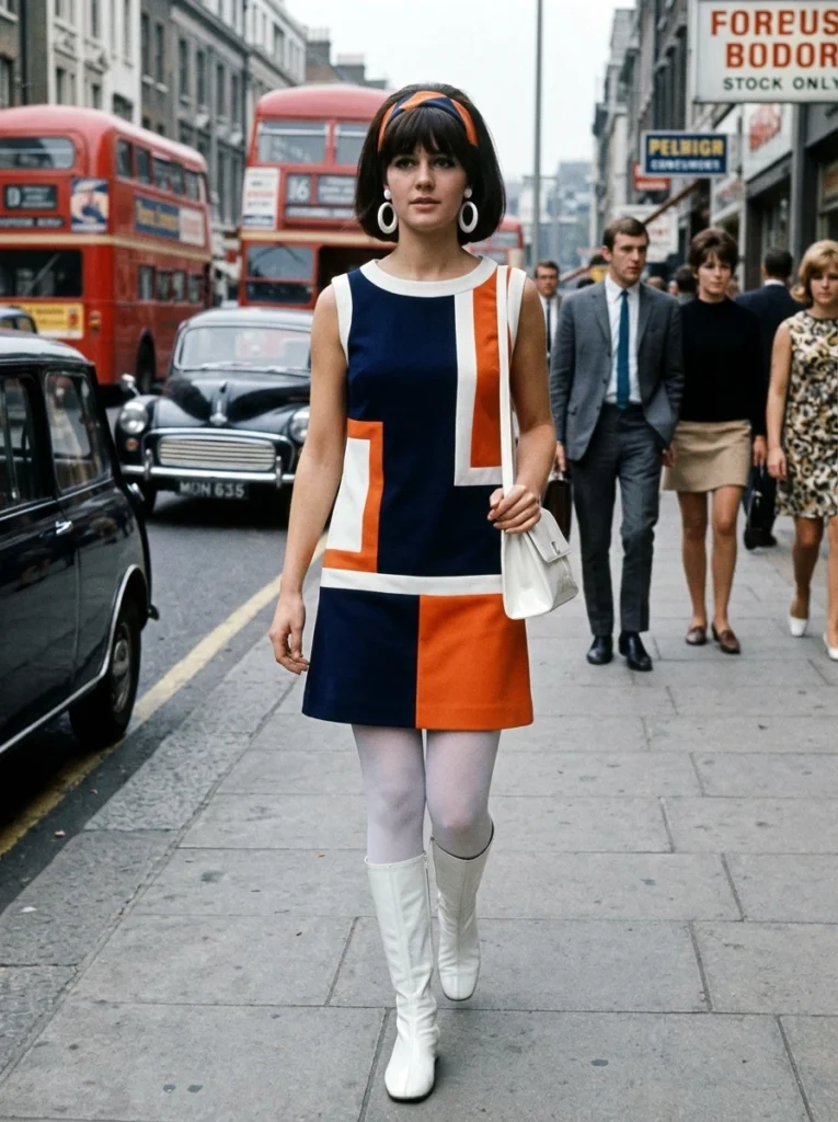 1960s Mod Shift Dress