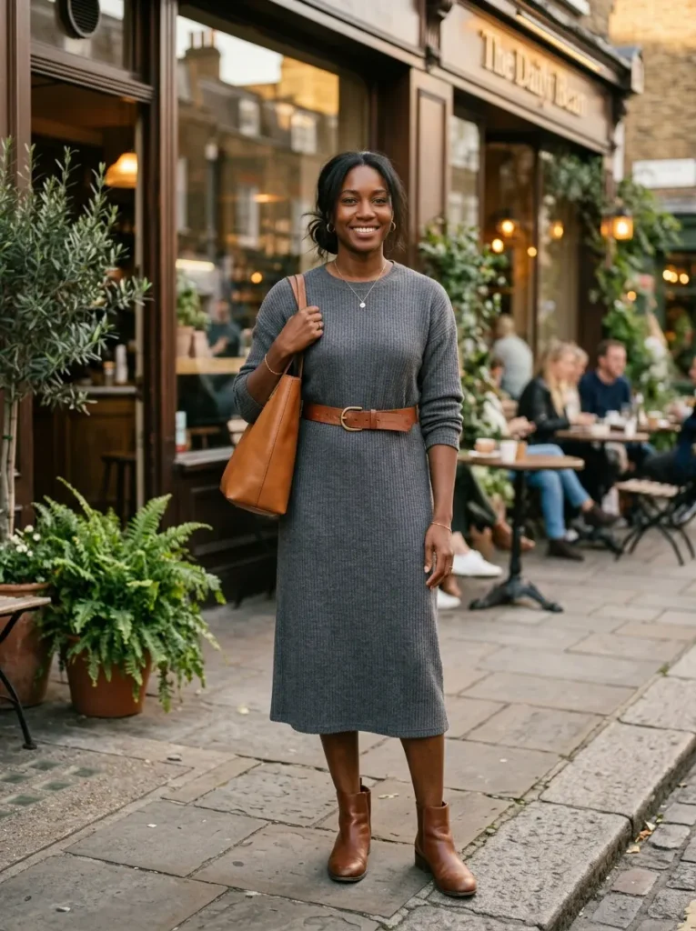 Add a Belt for a Defined Waist