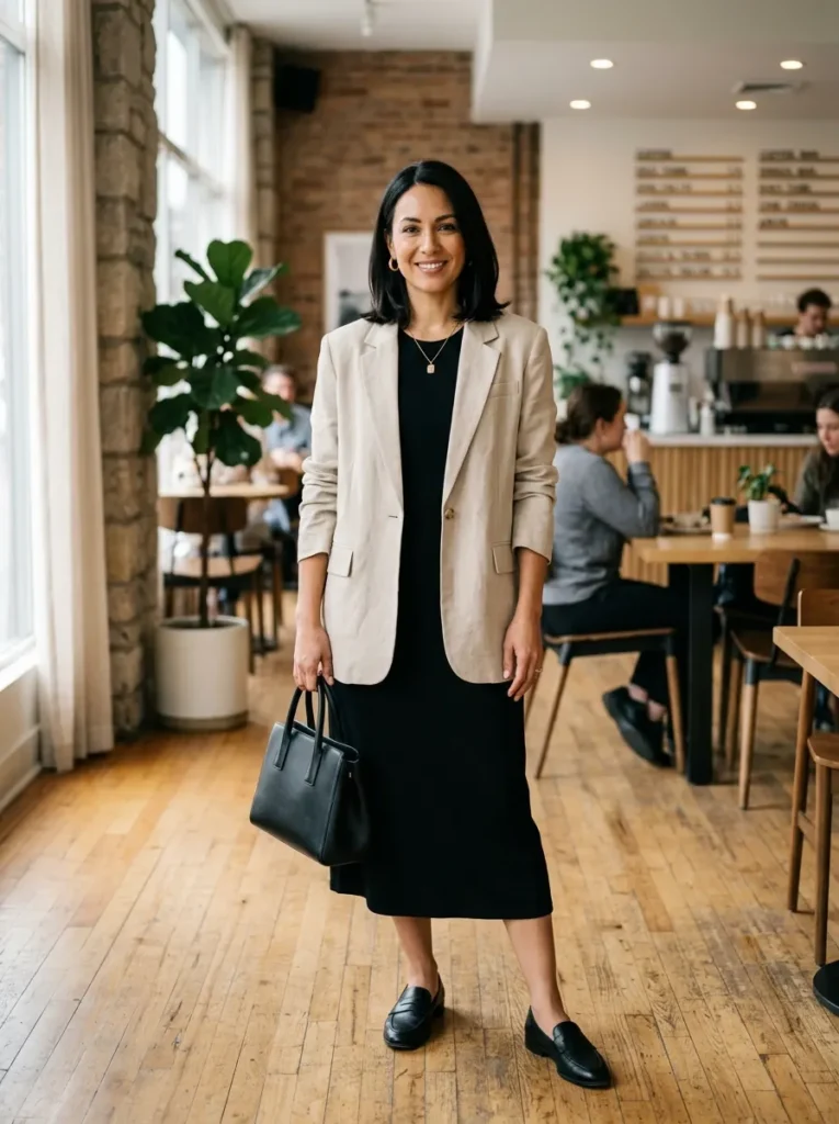 Add a Blazer for Smart-Casual Style