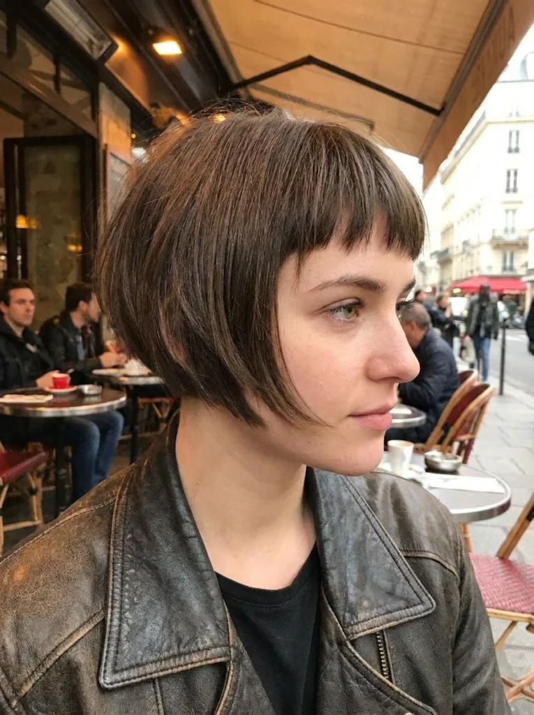 Asymmetrical French Bob Cut
