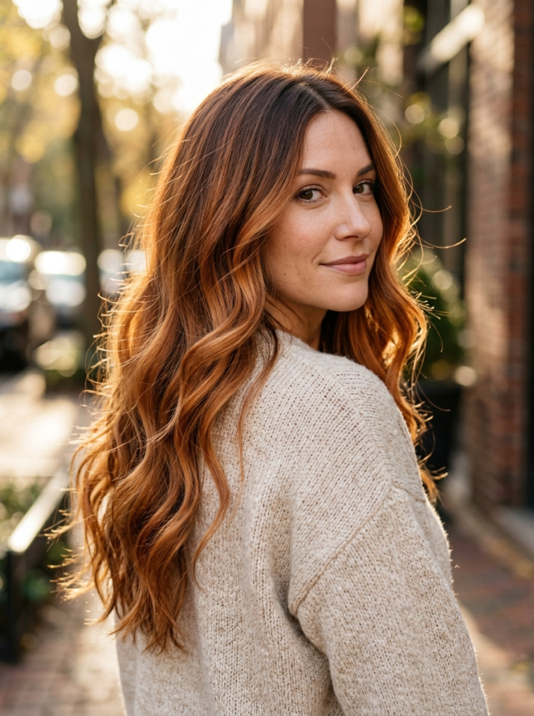 Copper Warm Balayage
