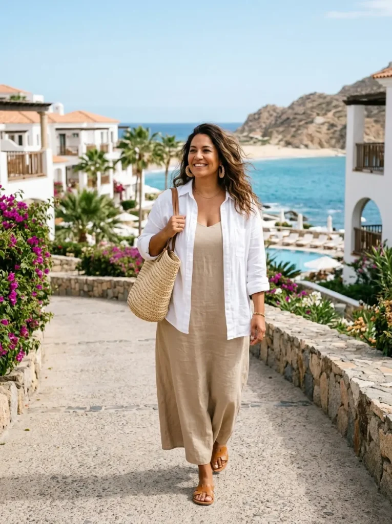 Create a Vacation Look With Woven Accessories