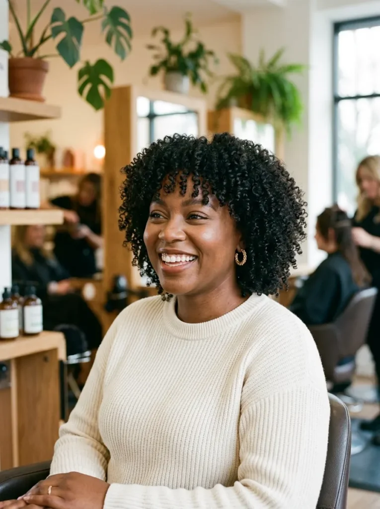 Curly Modern Shag With Natural Volume