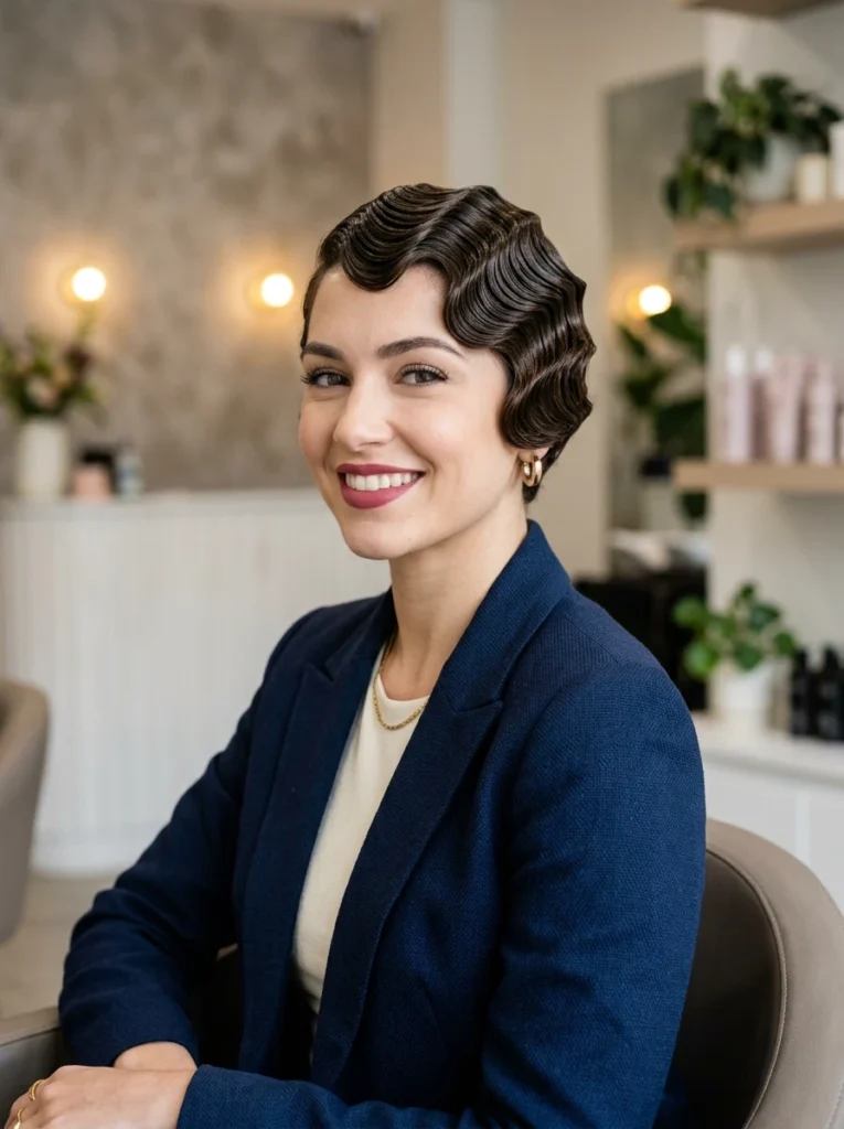 Finger Waves Short Bob