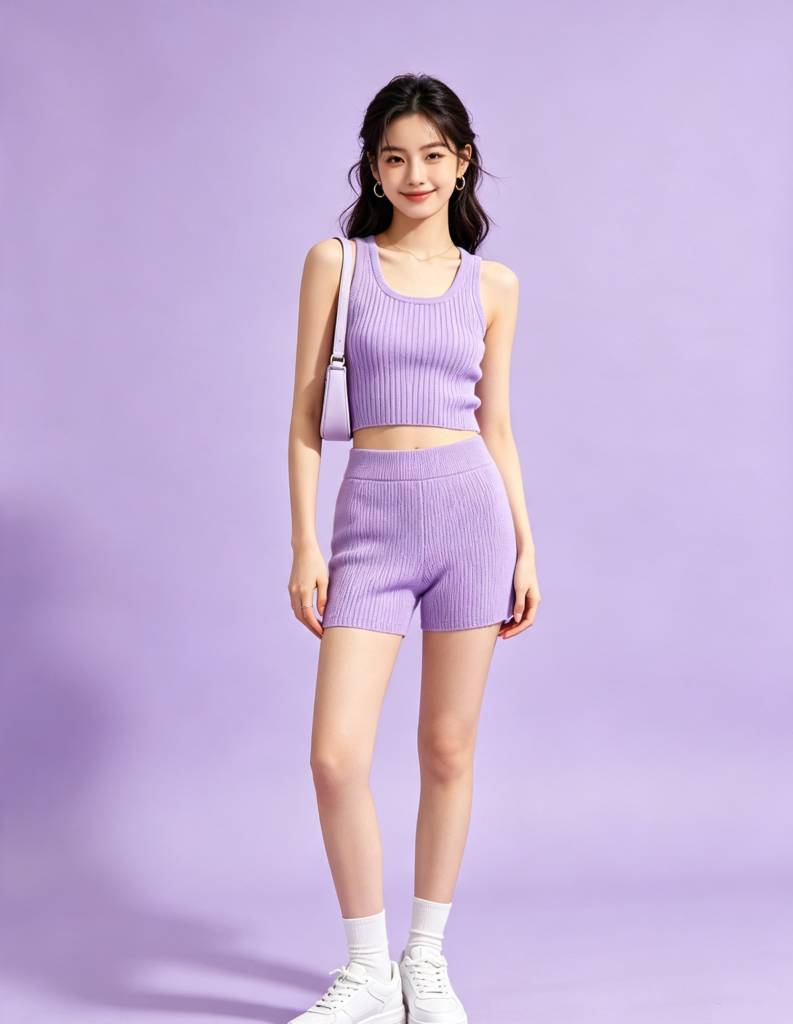 Matching Knit Two-Piece Set