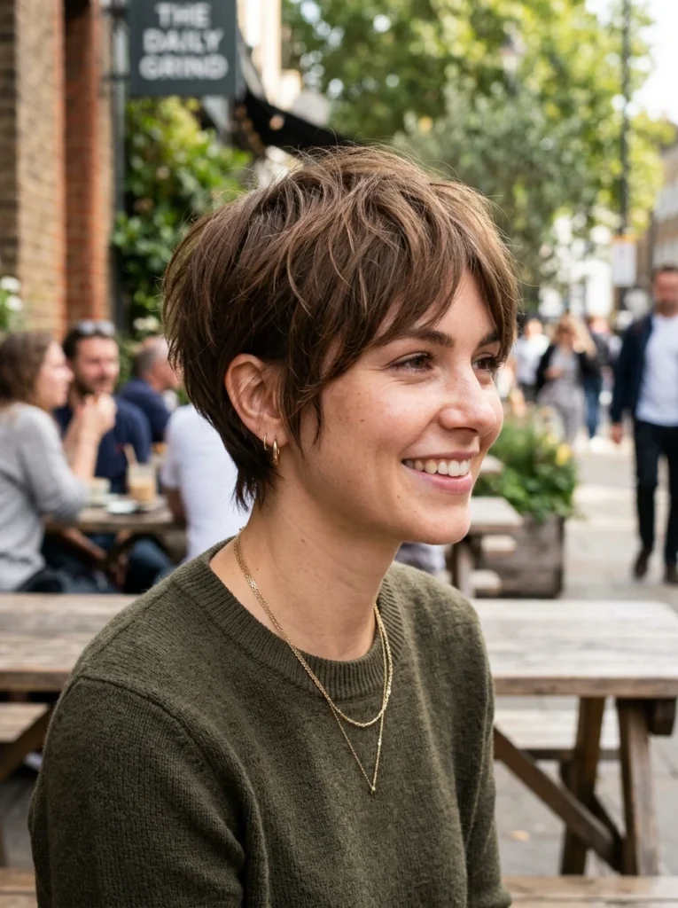 Short Pixie Bob with Textured Edges