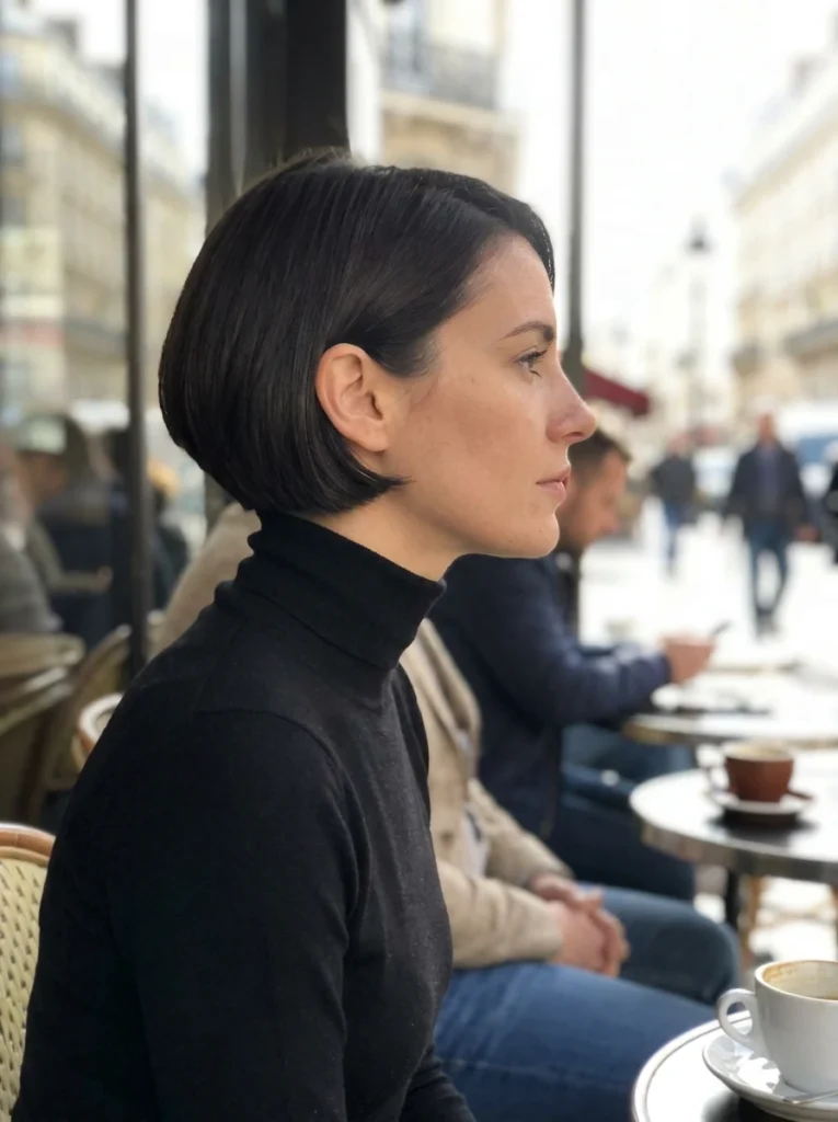 Jaw-Grazing French Bob with Soft Ends