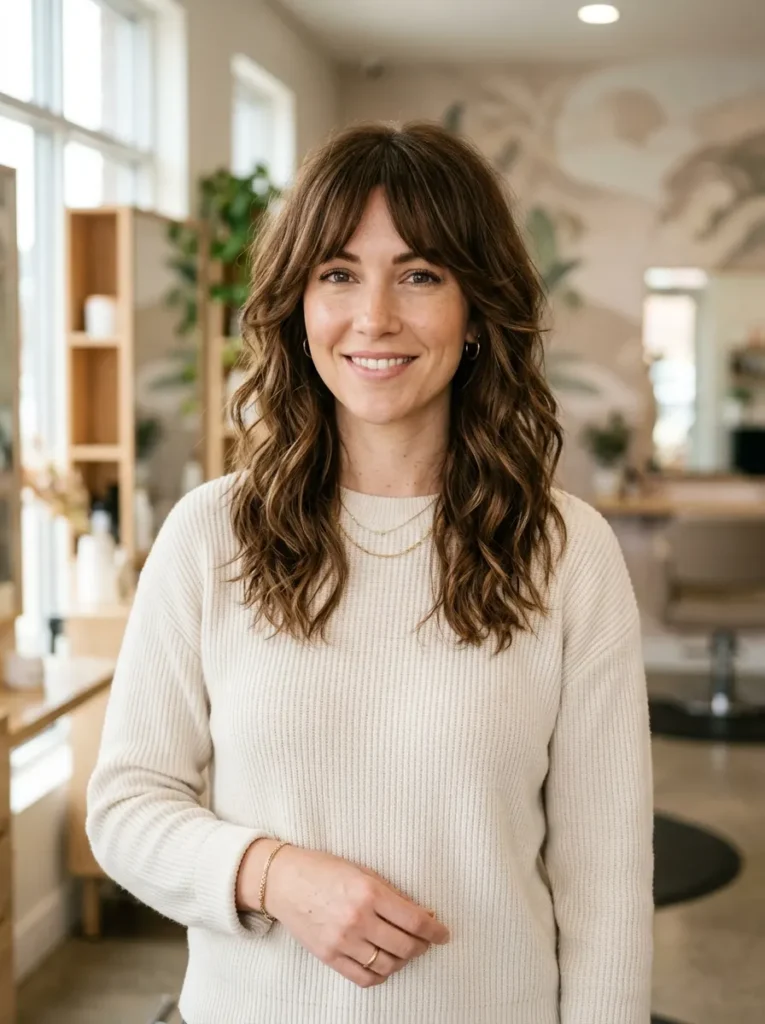 1. Soft Modern Shag With Face-Framing Layers