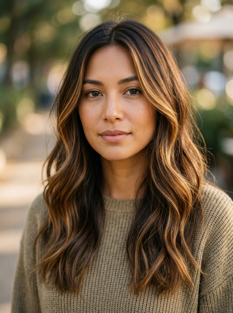 Subtle Warm Balayage
