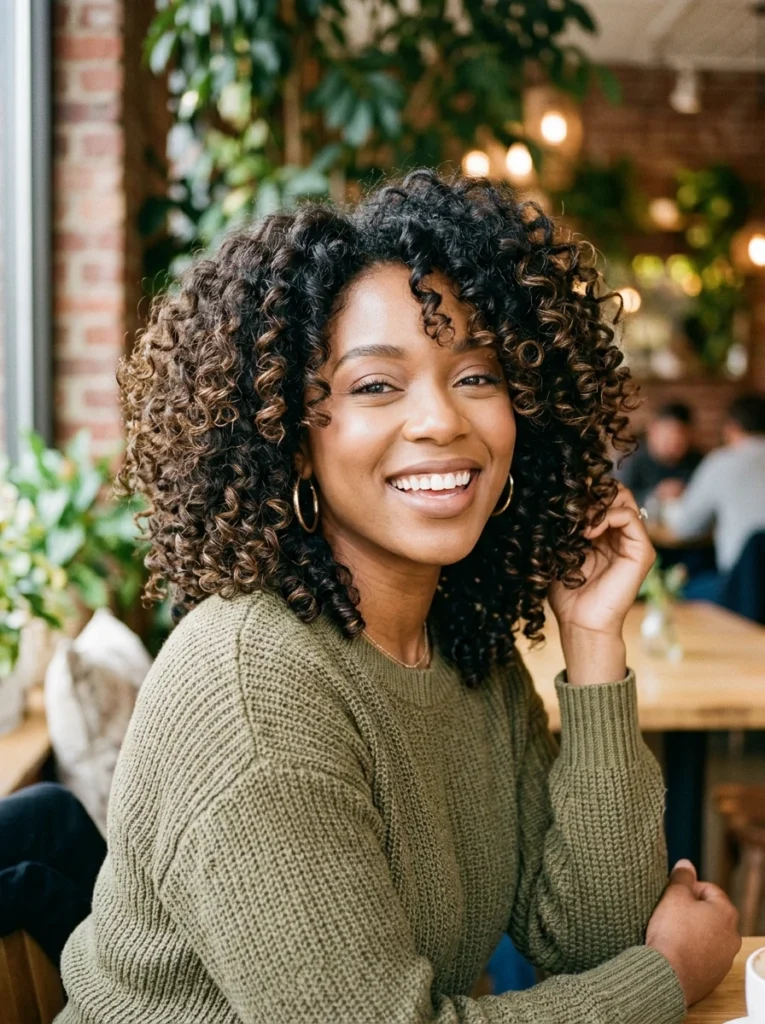 Voluminous Layered Bob with Curls