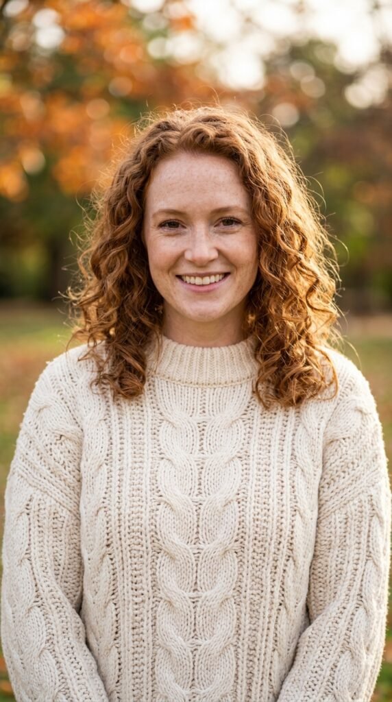 The Chunky Cable-Knit Sweater and Denim Fall Outfit