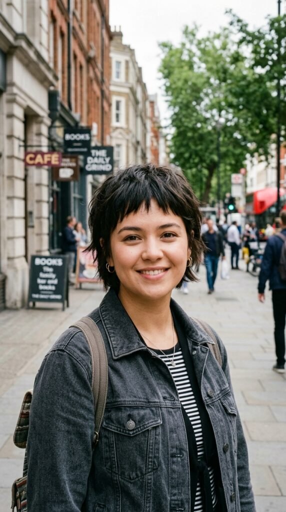 The Choppy Micro Bob Hairstyle