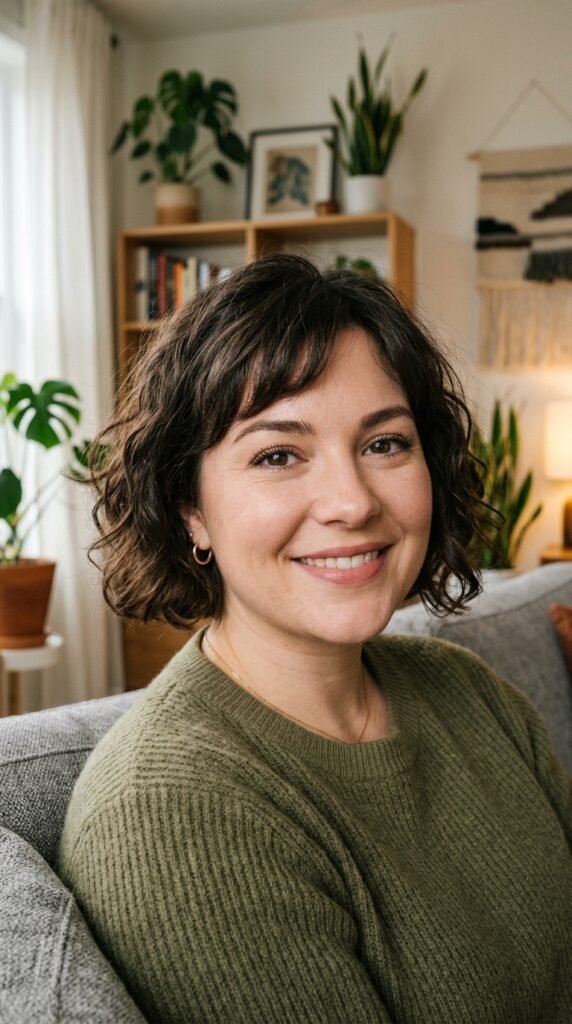 The Wavy French Bob Hairstyle