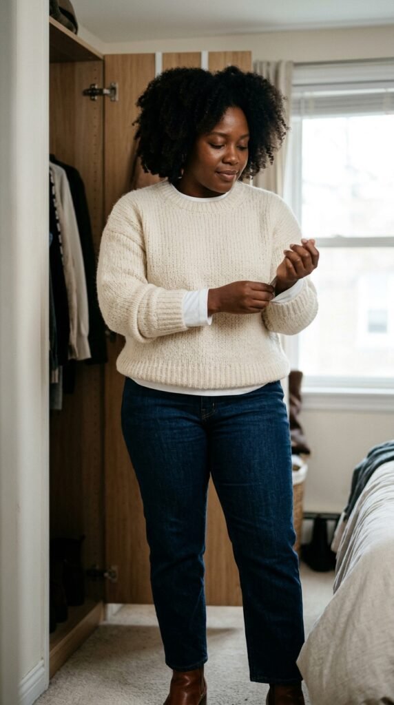 Wear a Soft Base Layer Under Your Sweater