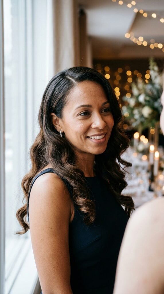 Romantic Hollywood Waves for a Winter Wedding