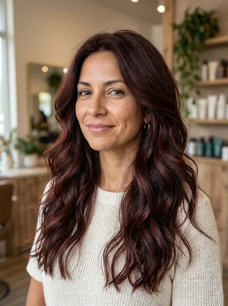 Deep Cherry Cola Hair Color