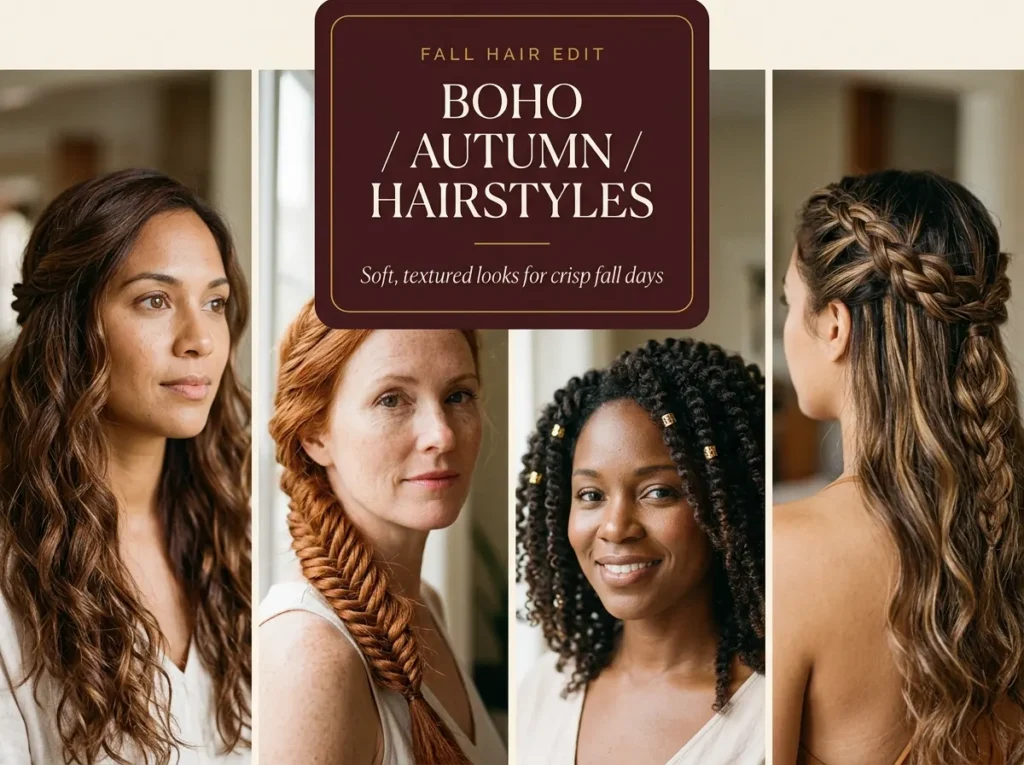 10 Boho Autumn Hairstyles