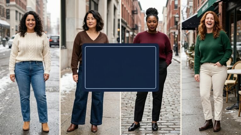 10 Cozy Winter Sweater Looks for Curvy Women