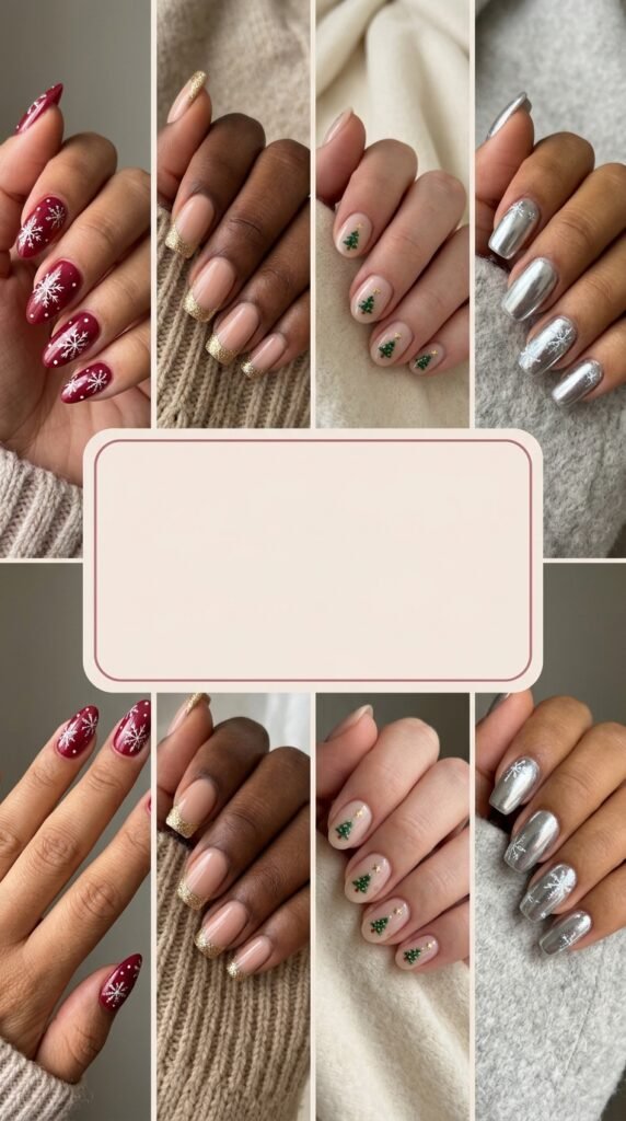 10 Festive Christmas Nail Designs
