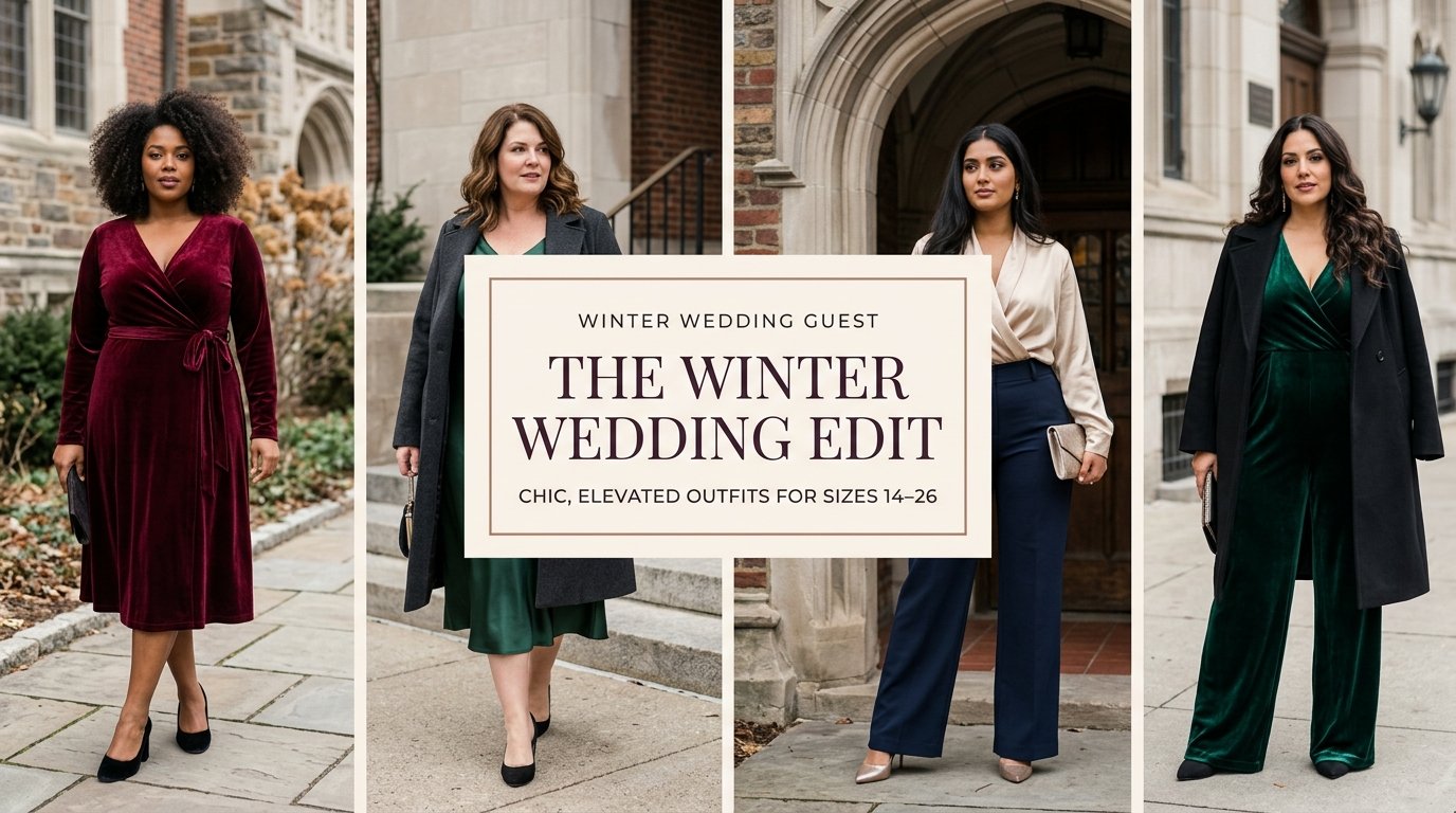 10 Winter Wedding Outfit Ideas for Curvy Women