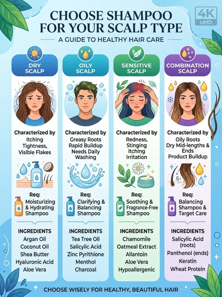 Choose Shampoo for Your Scalp Type