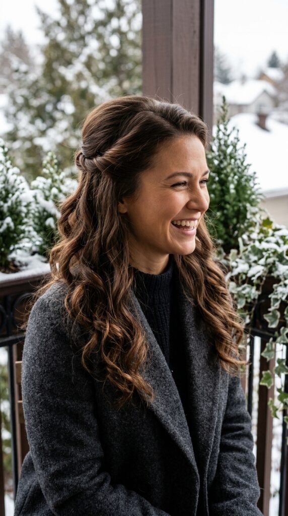 Half-Up Curls