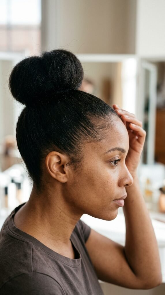 5. Sleek High Bun