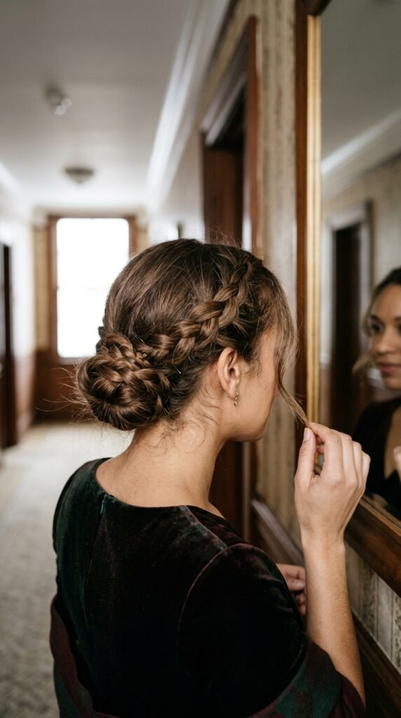 Braided Low Bun