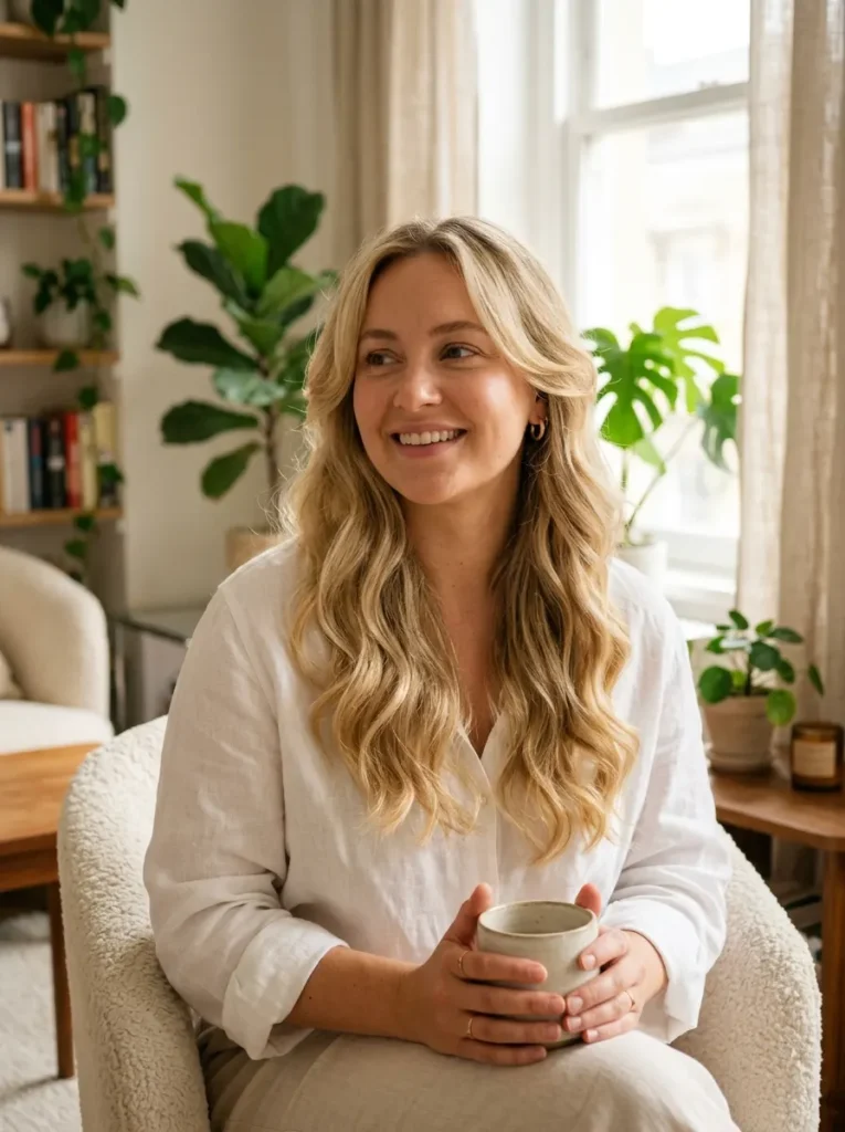 8. Style Butter Blonde With Soft Waves