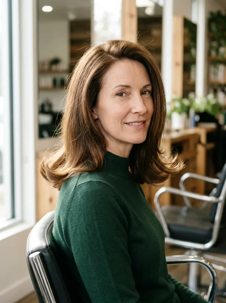 A Glossy Blowout With Soft, Flipped Ends