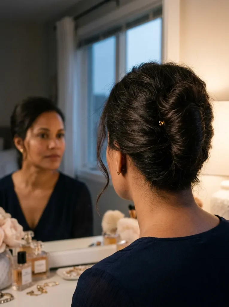 A Textured French Twist