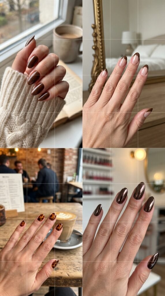 Brown Columbus Day Nails 15 Cozy Fall Ideas 2026