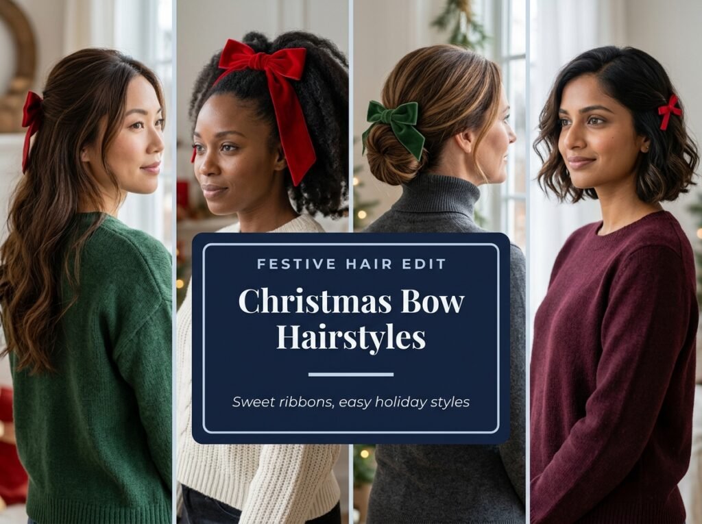  Christmas Bow Hairstyles