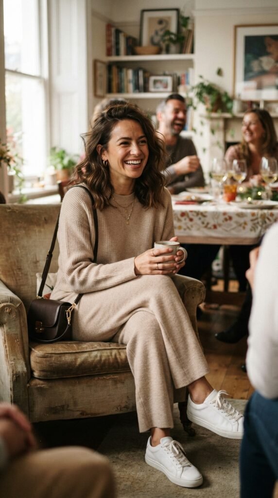 Cozy Matching Knit Set Outfit