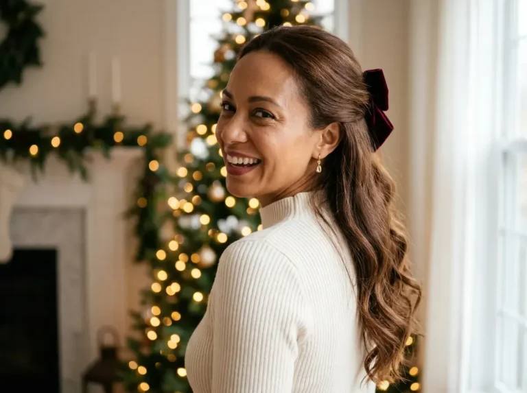 Easy Christmas Hairstyles for Busy Days