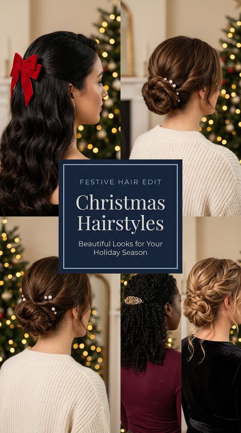 10 Easy Christmas Hairstyles for Every Woman