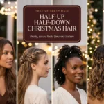 Half-Up Half-Down Christmas Hairstyles