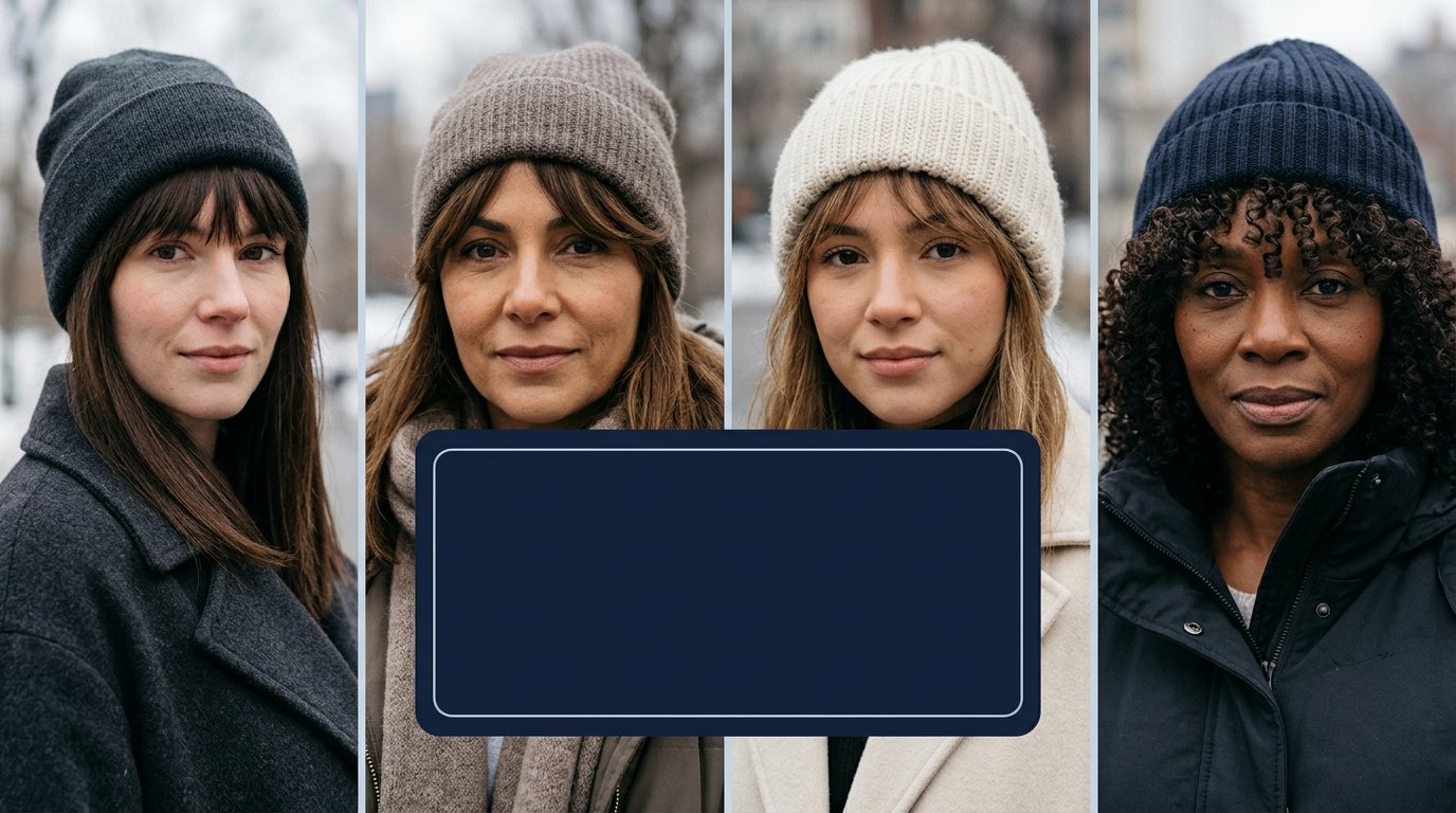 How to Wear Bangs With a Beanie