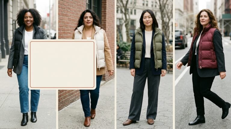 How to Wear a Puffer Vest With a Blazer