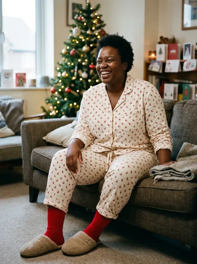 Matching Christmas Print Pajamas