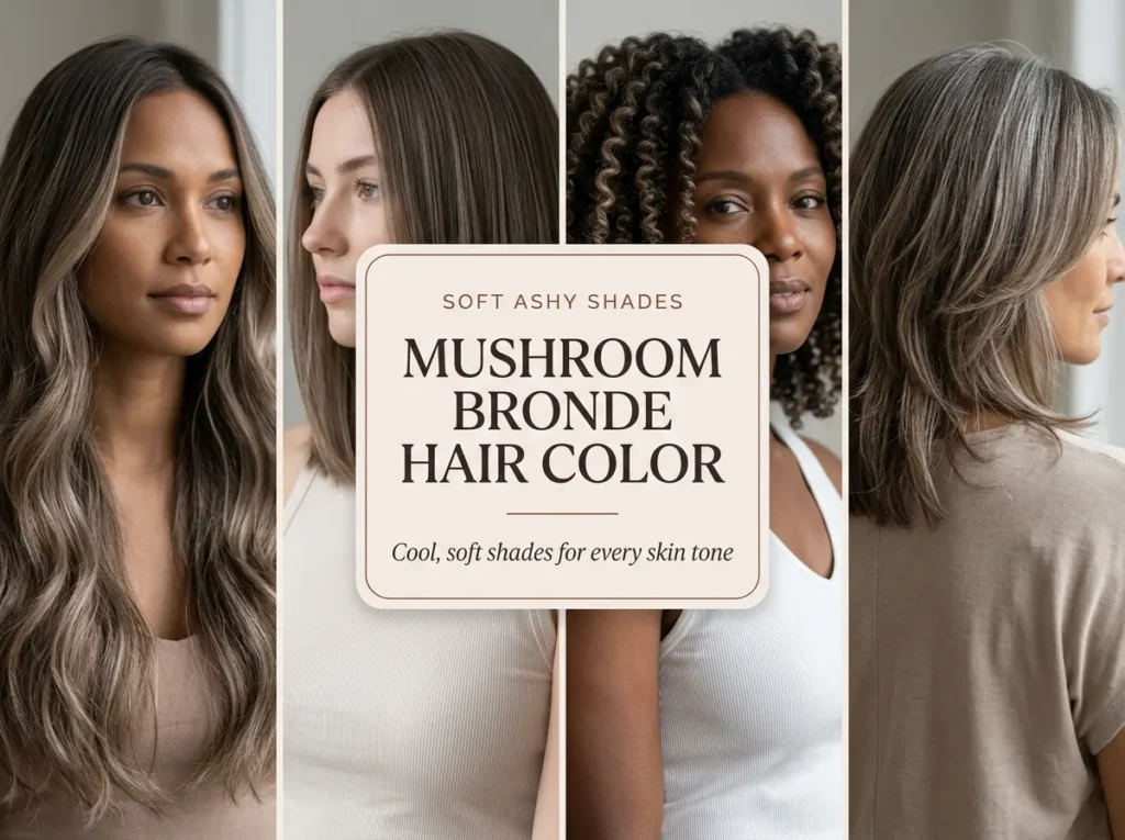  Mushroom Bronde Hair Color Ideas