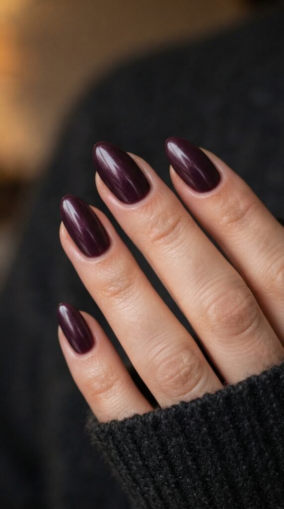 Plum October Nail Art