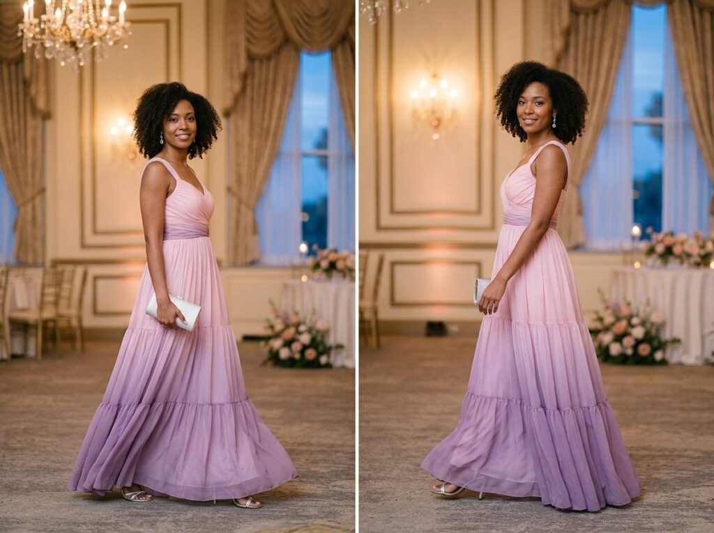 Pretty Ombre Prom Dresses