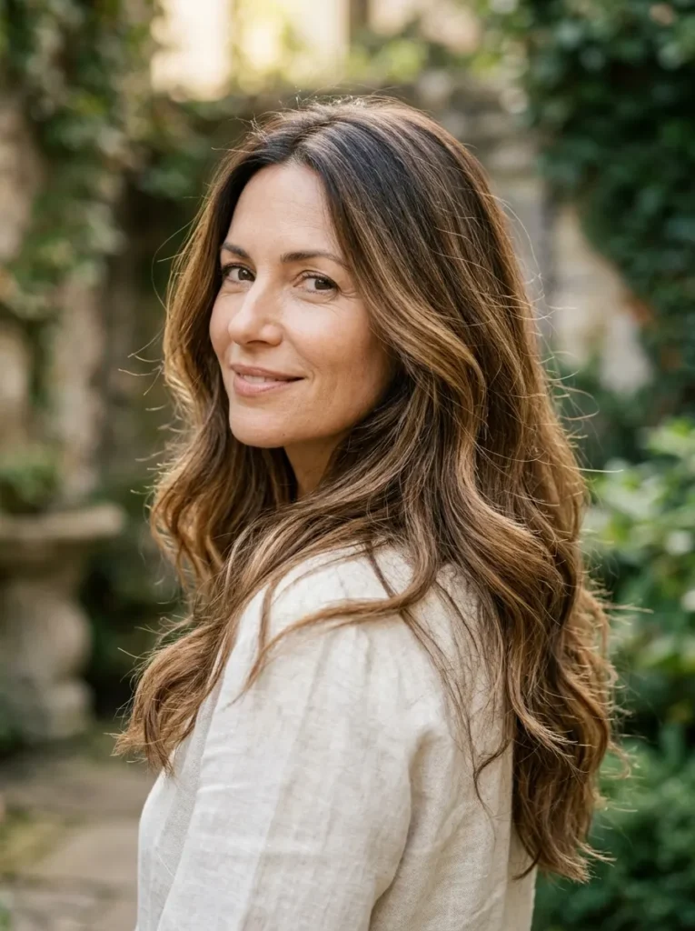 Soft Caramel Ribbon Balayage