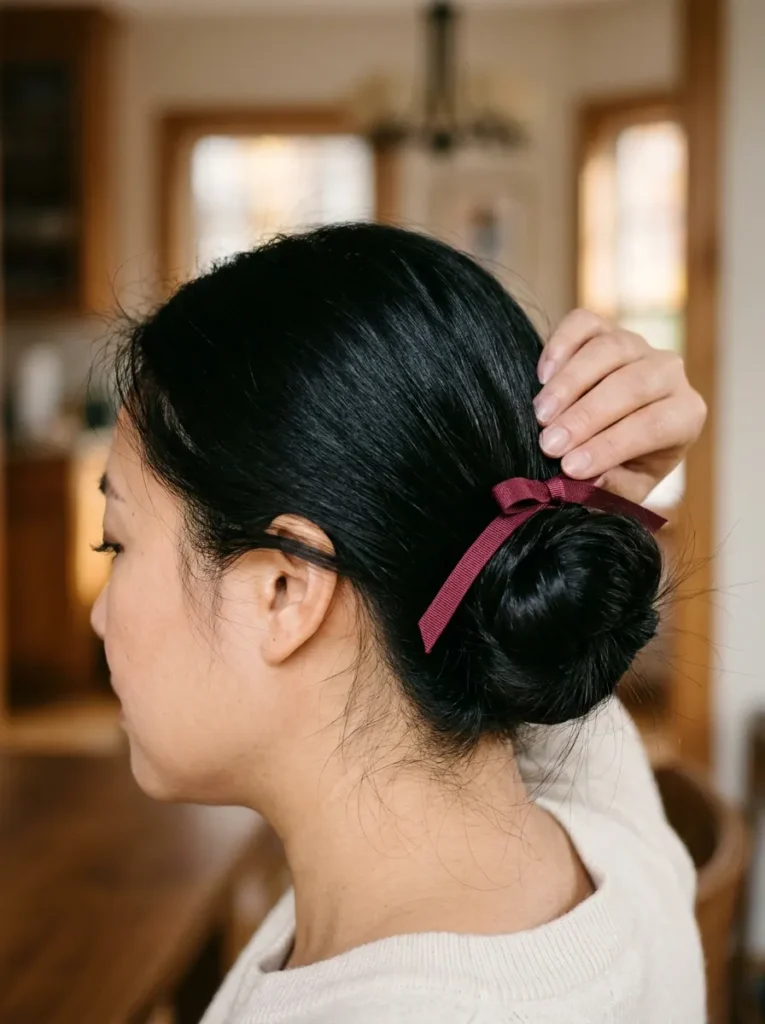 The Ribbon-Wrapped Thanksgiving Bun