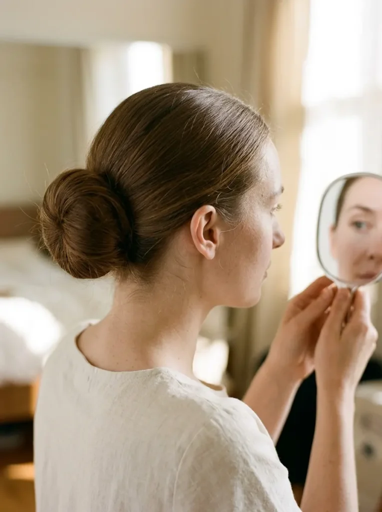 The Sock Bun with a Soft Finish