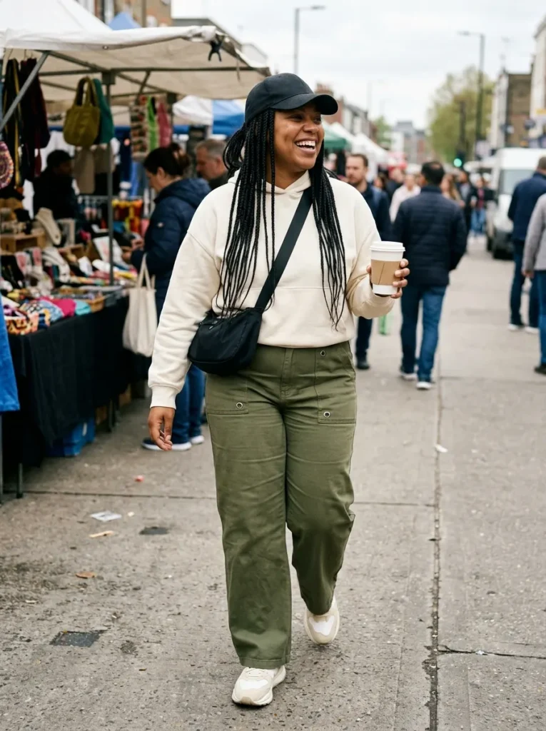 The Sporty-Chic Hoodie Combination