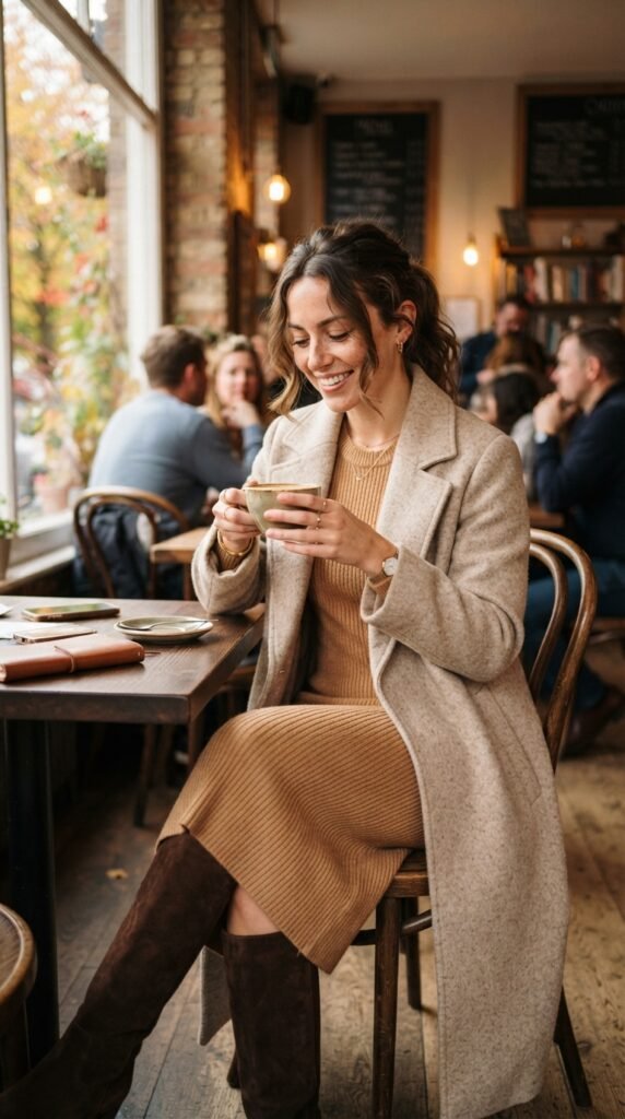 Trench Coat and Sneakers Outfit